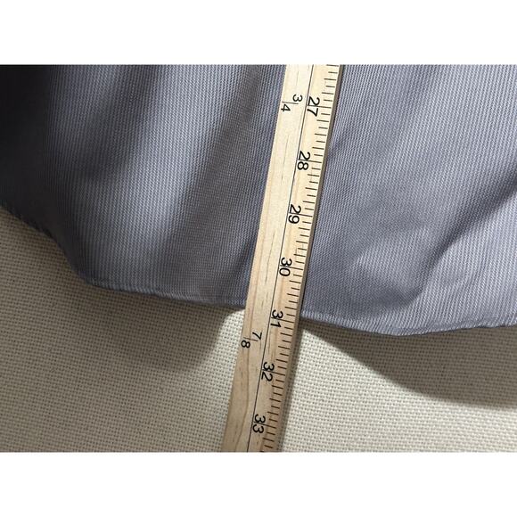 CALVIN KLEIN Slim Fit Non Iron Button Down Shirt Men's 16 32/33 Gray Collared - Picture 6 of 11